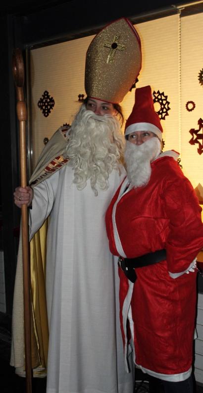Sankt Nikolaus und der Weihnachtsmann